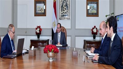 الرئيس السيسي يجتمع مع رئيس الهيئة العربية للتصنيع