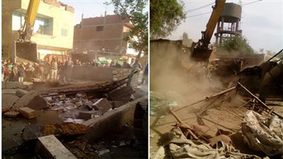 استعادة ارض أملاك خاصة بعد إزالة تعديات البلطجية عليها بروض الفرج