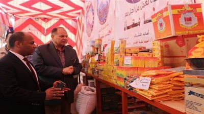 محافظ الفيوم يفتتح معرض السلع الغذائية المخفضة لحزب مستقبل وطن 