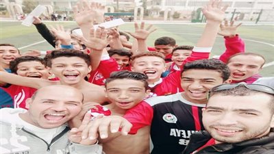 قها الاعدادية بطلة دوري المدارس لكرة القدم على مستوي المحافظة