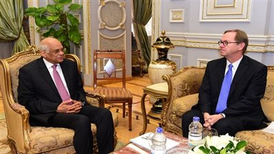 عبد العال يستقبل سفيري النرويج والعراق بالقاهرة
