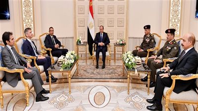الرئيس السيسي يستقبل وزير الدفاع القبرصي