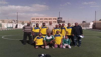 اوقاف السويس يفوز على التموين بخماسية