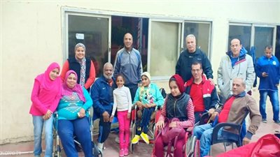القوي العاملة بالإسماعيلية تشارك ذوي الاحتياجات الخاصة الاحتفال بيومهم العالمي
