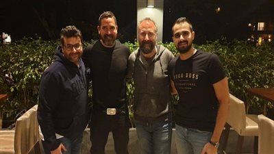 أمير كرارة ووليد منصور يحتفلان بأول أيام تصوير خالد أرجنيش