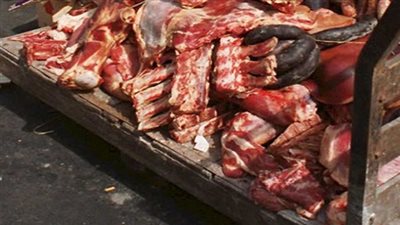 ضبط لحوما غير صالحة للاستهلاك الأدمى بدار السلام