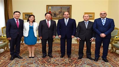 الرئيس السيسي يستقبل مدير عام منظمة اليونيدو