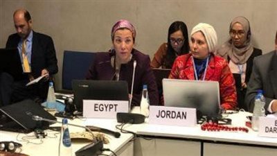 وزيرة البيئة تلقي كلمة مصر بمؤتمر تغير المناخ ببولندا