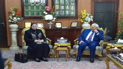 بالصور.. شاروبيم يستقبل جامع لدعم شباب الدقهلية