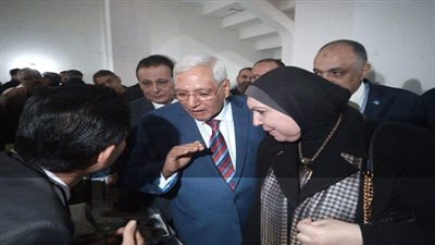 بالصور.. شاروبيم وجامع يفتتحان معرض مشروعات الدقهلية