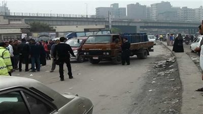 حملة مكبرة بحي المرج للتصدي للمخالفات والإشغالات