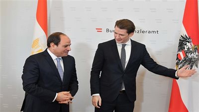 السيسي يعقد مباحثات على مستوى القمة مع مستشار جمهورية النمسا