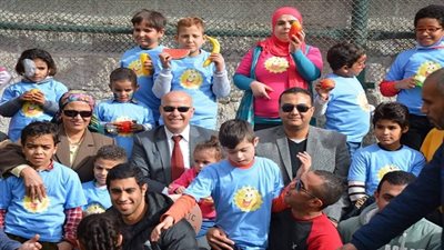 وزارة الشباب والرياضة تنظم يوم رياضي لأطفال مستشفى 57357 