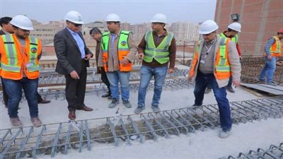 وزير النقل في جولة تفقدية بمحطة هشام بركات بالجزء الثاني للمرحلة الرابعة للخط الثالث للمترو 