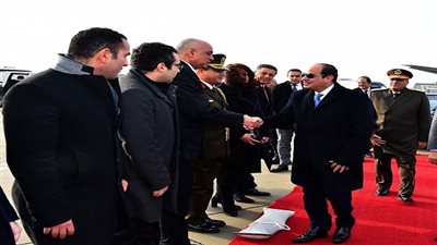 بالصور.. مغادرة الرئيس السيسي لفيينا