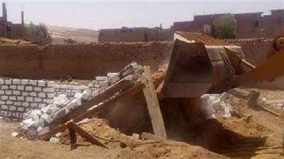 إزالة 221 تعدي على الأراضى الزراعية بالدقهلية