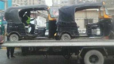 حملة ليلية مكبرة لإزالة الاشغالات بحلوان