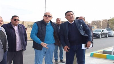 نائب رئيس هيئة المجتمعات العمرانية الجديدة يتفقد المشروعات ببنى سويف الجديدة