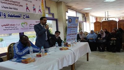 بالصور.. افتتاح ورشة عمل لعلاج السمنة والنحافة بجامعة المنصورة.