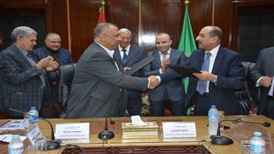 محافظة الدقهليه.. بروتوكول تعاون بين الغرفة التجارية بالدقهلية وبنك التنمية الصناعية