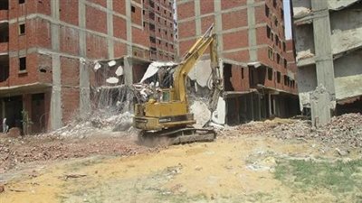 نائب المحافظ: ازالة التعديات والمبانى المخالفة خاصة فى المهد