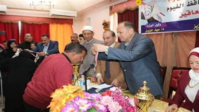 محافظ الفيوم يشهد حفل تكريم المتميزين رياضياً من متحدى الإعاقة