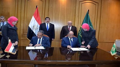 مرزوق يشهد توقيع بروتوكول تعاون مع جامعة عين شمس
