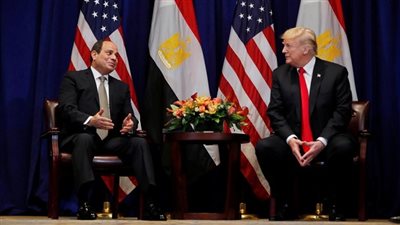 الرئيس السيسي ونظيره الأمريكى يتبادلا التهاني بالعام الميلادي الجديد 