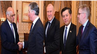 تفاصيل لقاءات عبد العال وسفراء بريطانيا وأستراليا وكندا