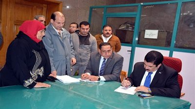 محافظ القليوبية يعقد لقاءا جماهيريا بديوان عام المحافظة لبحث طلبات المواطنين