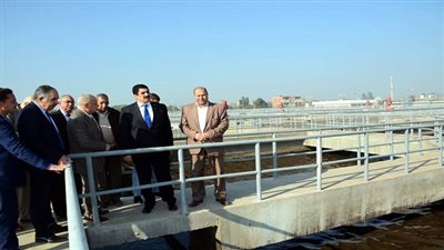 مرزوق يتفقد مشروع محطة معالجة الصرف الصحي بقرية شبرا شهاب بالقناطر الخيرية 