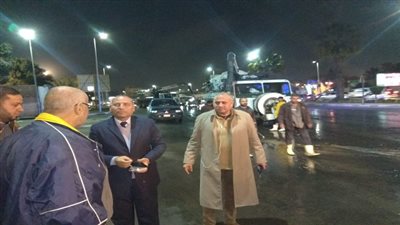 نائب محافظ القاهرة : اصلاح خط صرف صحى بمدينة نصر