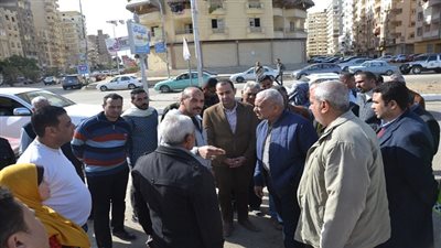 محافظ السويس يتفقد شوارع المحروسة والنيل والملاحة