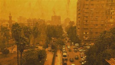 تعرف على موعد انتهاء موجة العاصفة الترابية