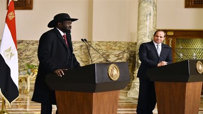 ننشر نص كلمة الرئيس السيسي خلال المؤتمر الصحفي مع رئيس جنوب السودان