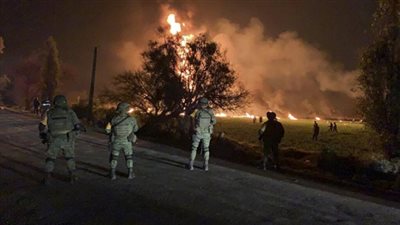 ارتفاع حصيلة ضحايا انفجار خط أنابيب الوقود في المسكيك إلى 66 قتيلا