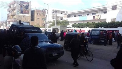 طالب يشعل النيران بلجنة امتحانات بالغربية