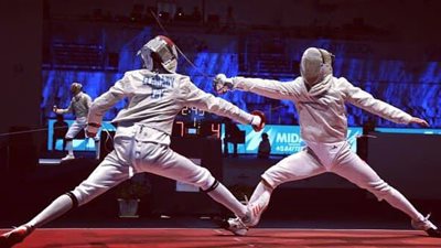 مازن العربي يسجل إنجازًا عالميًا جديدًا للسلاح