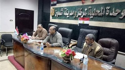 محافظ المنوفية يستقبل رئيس حزب الحرية بمكتبه بالديوان العام