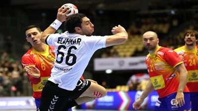 أحمد الأحمر هداف مصر في مونديال «اليد» بـ40 هدفا