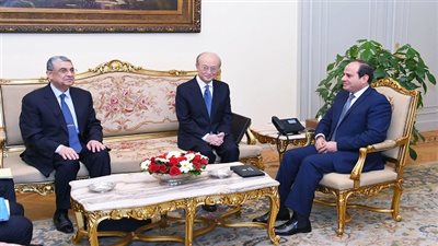 الرئيس السيسي يستقبل مدير عام الوكالة الدولية للطاقة الذرية