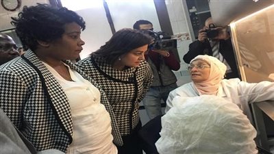 نائب وزير الزراعة المصرية ووزير الثروة الحيوانية والسمكية بزامبيا في جولة بالمعاهد البحثية البيطري