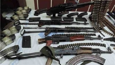 ضبط 5 قطع سلاح خلال حملة ليلية بالمحلة