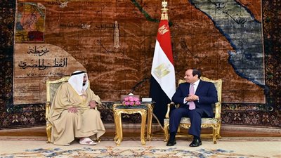 الرئيس السيسي يستقبل سمو الشيخ سلطان بن محمد القاسمي حاكم الشارقة
