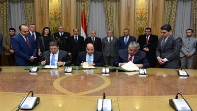 العصار وسفير أوكرانيا يشهدان توقيع مذكرة تفاهم مع فالكون وشركة أوكرانية