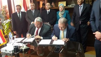 دسوقى يوقع إتفاقية تعاون مع أبكس دبى للتدريب والإستشارات