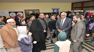 افتتاح المعرض الخيرى الأول بمستشفى الأطفال جامعة المنصورة