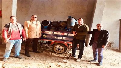 تموين الفيوم: ضبط ٢٥ إسطوانه بوتاجاز قبل بيعهم بالسوق السوداء بابشواى 