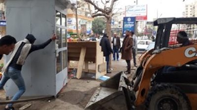 حملـة مكبــرة لـرفـع الاشغـالات والمخلفـات بدار السلام