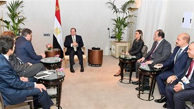 بسام راضي: السيسي يستقبل نائب رئيس مجموعة 